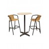 Anodized Or Powder Aluminum Frame Barstool - BW-51 - Set