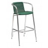 Anodized Or Powder Aluminum Frame Barstool - BW-51 - Green