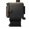 Catalyst Wood Stove With Soapstone Top - Charcoal Door - Right Side