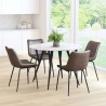 Byron Dining Chair Brown - Lifestyle 2