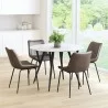 Byron Dining Chair Brown - Lifestyle 2 - Byron Dining Chair Brown - Lifestyle 2
