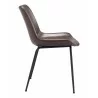 Byron Dining Chair Brown - Side - Byron Dining Chair Brown - Side