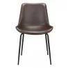 Byron Dining Chair Brown - Front - Byron Dining Chair Brown - Front