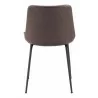  Byron Dining Chair Brown - Back -  Byron Dining Chair Brown - Back