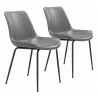 Byron Dining Chair Gray - Duo - Byron Dining Chair Gray - Duo
