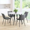 Byron Dining Chair Gray - Lifestyle 2