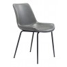 Byron Dining Chair Gray - Angled