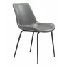 Byron Dining Chair Gray - Angled - Byron Dining Chair Gray - Angled