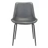 Byron Dining Chair Gray - Front - Byron Dining Chair Gray - Front