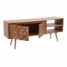 Moe's Home Collection O2 Tv Cabinet - Brown - Front Side Angle