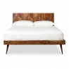 Moe's Home Collection O2 Bed in Queen / King - Brown - Front Angle