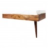 Moe's Home Collection O2 Bed in Queen / King - Brown - Base Angle