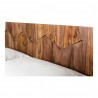 Moe's Home Collection O2 Bed in Queen / King - Brown - Closeup Top Angle