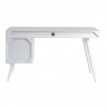 Moe's Home Collection O2 Desk in White - Back Angle