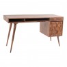 Moe's Home Collection O2 Desk in Brown - Front Side Angle