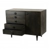 Moe's Home Collection Phoenix Dresser - Front Side Drawer Opened Angle