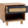 Moe's Home Collection Ashton Nightstand - Front Side Opened Angle