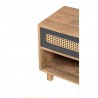 Moe's Home Collection Ashton Nightstand - Closeup Top Side Angle