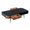Moe's Home Collection Bezier Coffee Table - Front Side Opened Angle