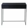 Moe's Home Collection Atelier Desk, Black - Front Angle - Moe's Home Collection Atelier Desk, Black - Front Angle