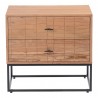 Moe's Home Collection Atelier Nightstand, Natural - Front Angle