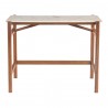 Moe's Home Collection Harbor Desk in Natural Acacia - Front Angle