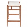 Moe's Home Collection Harbor Desk in Natural Acacia - Side Angle