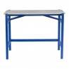 Moe's Home Collection Harbor Desk in Blue - Front Angle