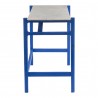 Moe's Home Collection Harbor Desk in Blue - Side Angle