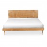 Moe's Home Collection O2 Queen / King Bed - Light Golden - Front Angle