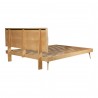 Moe's Home Collection O2 Queen / King Bed - Light Golden - Front Side Angle