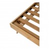 Moe's Home Collection O2 Queen / King Bed - Light Golden - Base Closeup Angle
