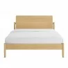 Greenington Monterey Queen Platform Bed, Wheat - Front Angle - Greenington Monterey Queen Platform Bed, Wheat - Front Angle