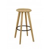 Greenington Mimosa Bar Height Stool Caramelized - Set of Two - Front Angle