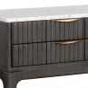 Sunpan Keldon Console Table - Closeup Top Angle