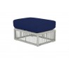 Miami Ottoman in Echo Midnight w/ Self Welt - Front Side Angle