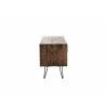 Crawford and Burke Owen Reclaimed Wood 48" Foldable TV Stand, Sideview - Crawford and Burke Owen Reclaimed Wood 48" Foldable TV Stand, Sideview