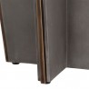 Sunpan Paros Dining Table 48'' - Closeup Base Angle