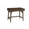 Alpine Furniture Flynn Bedroom Vanity, Walnut - Front Side Angle - Alpine Furniture Flynn Bedroom Vanity, Walnut - Front Side Angle
