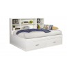 Alpine Furniture Royce Full Bed, White - Lifestyle