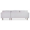 Moe's Home Collection UNWIND SECTIONAL FOG RIGHT, Back Angle