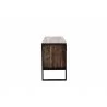 Crawford and Burke Norton 60" Reclaimed Wood and Metal TV Stand, Side Angle - Crawford and Burke Norton 60" Reclaimed Wood and Metal TV Stand, Side Angle