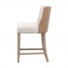 Performance Bisque French Linen, Ivanhoe-Toast, Natural Gray Ash - Side Angle