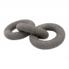 Essentials for Living Crew Rope Link in Dove Flat Rope - Front Side Angle