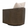 LiveSmart Gellar-Jute, Matte Brown Oak & Cane - Back Side Angle