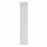 Nova Solo HALIFAX White Mahogany Bookcase with 3 Drawers and 4 shelves - Side Angle - Nova Solo HALIFAX White Mahogany Bookcase with 3 Drawers and 4 shelves - Side Angle
