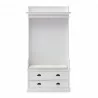 Nova Solo Halifax White Mahogany Wardrobe, 2 Drawers - Front Angle - Nova Solo Halifax White Mahogany Wardrobe, 2 Drawers - Front Angle