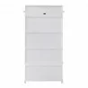 Nova Solo Halifax White Mahogany Wardrobe, 2 Drawers - Back Angle - Nova Solo Halifax White Mahogany Wardrobe, 2 Drawers - Back Angle