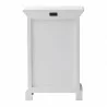 Nova Solo Halifax Bedside Storage Unit with Basket - BACK VIEW - Nova Solo Halifax Bedside Storage Unit with Basket - BACK VIEW