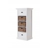 Nova Solo Halifax Grand Storage Unit With Basket Set - Front Side Angle